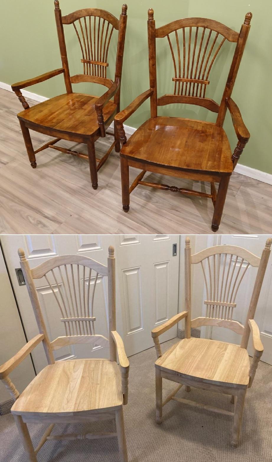 Chair refinished