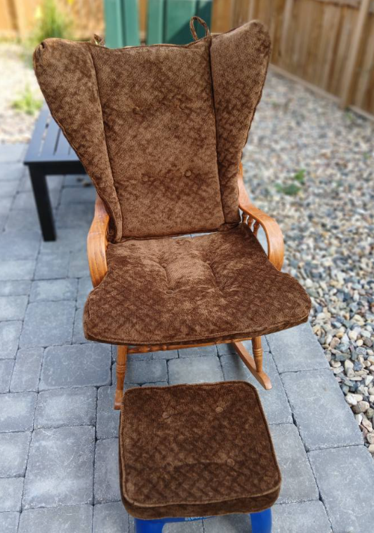 Antique chair cushion set