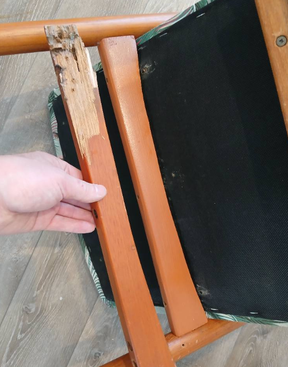 Broken bracket reconstructed and colour matched