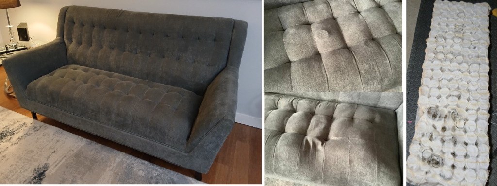 Sofa spring replacement
