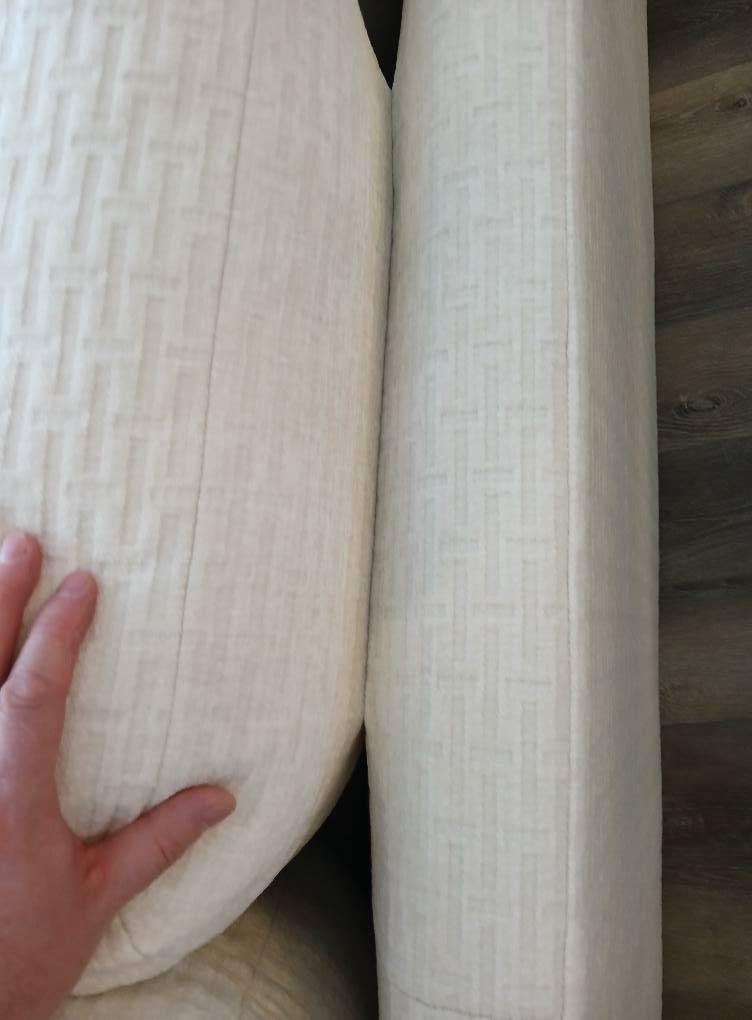 Non removable sofa cushion