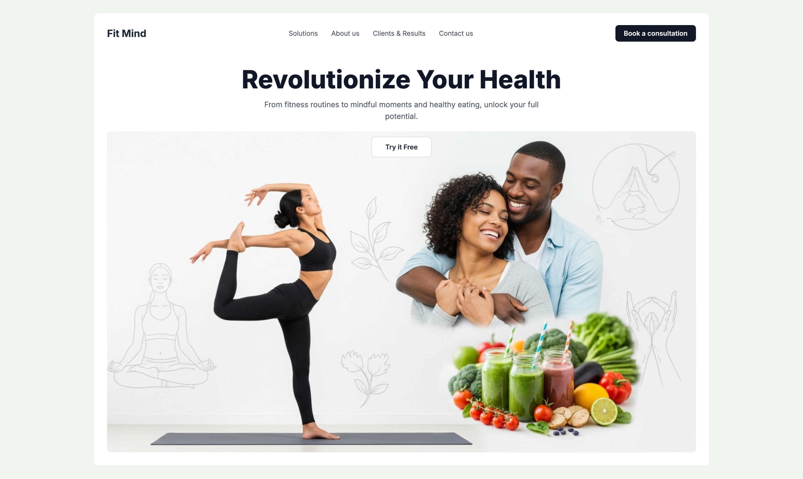 Thumbnail of Fitness Wellness Website